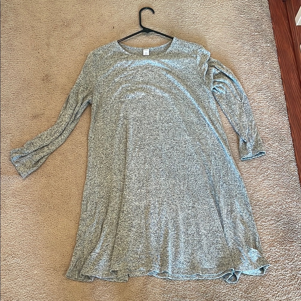 Old Navy Heathered Gray Knit Top